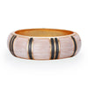 Bracelet Retro Fashion Drip Oil Double Color Simple Bamboo Knot Drum Spring - white