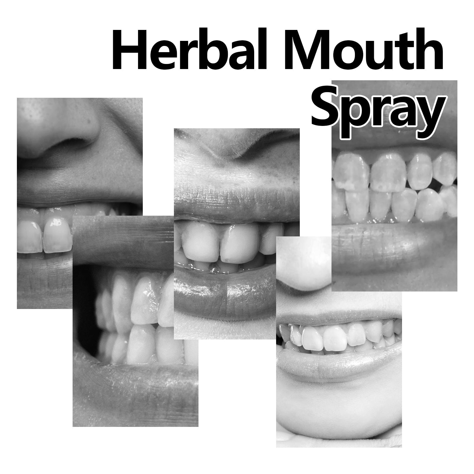 Herbal Mouth Spray, Refreshing Breath Repair Swollen Gums Relieve Oral Ulcer Yang Portable Spray