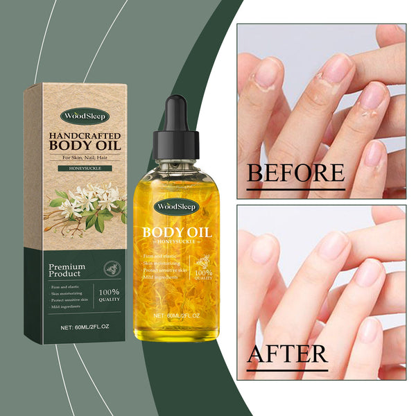Woodsleep Handmade Honeysuckle Multi-Purpose Body Oil, Moisturizing Skin Care Nourish The Whole Body Soft And Smooth