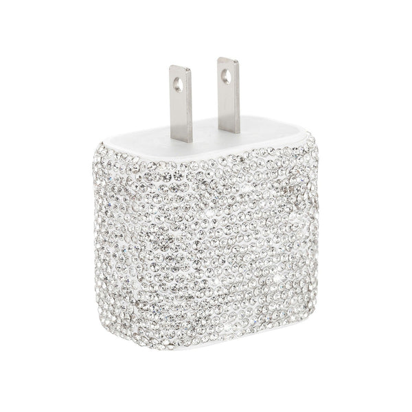 Diamond studded phone charger US standard PD20W phone charger suitable for Apple phone fast charging head