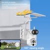 Outdoor solar monitoring camera dual lens wireless wifi remote night vision high-definition monitor