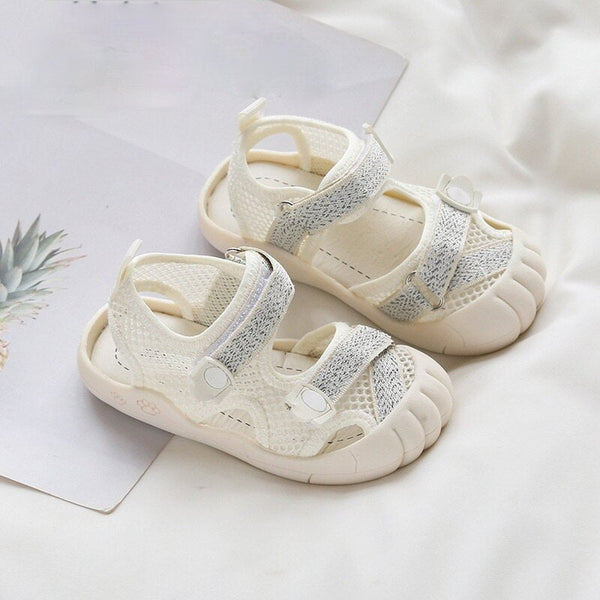 Brand Children's Cotton Sandals Comfortable Men's and Women's Slippers Delicate Baby Garden Shoes Beach Shoes Little Girl Shoes