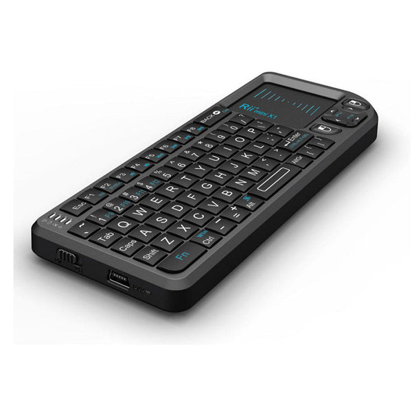 Rii X1 Mini Wireless Keyboard with Mouse Touchpad Remote Control for Home Office, Business, and HTPC Laptops