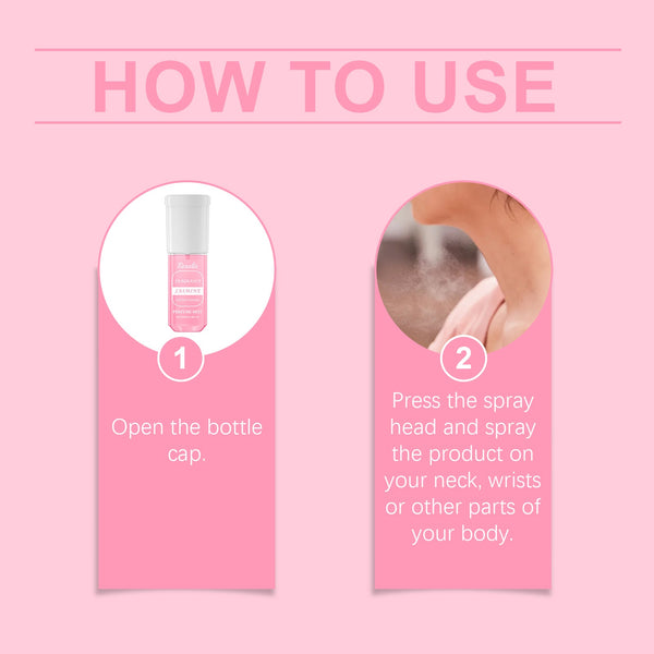 Jasmine Perfume Spray Light Fresh Lasting Fragrance Exudes Charm Portable Niche Body Perfume Spray