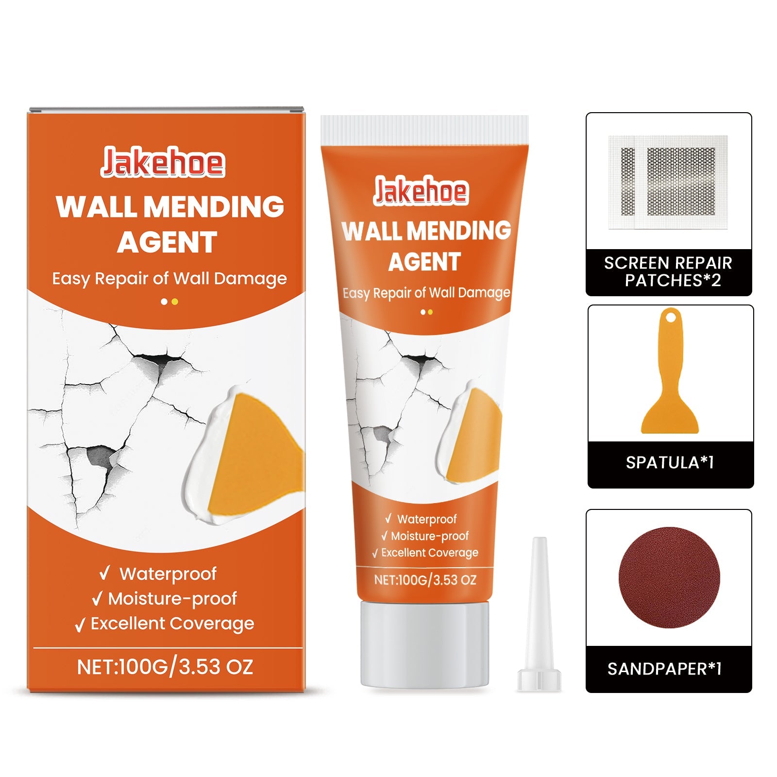 Wall Repair Kit Wall Hole Peeling Repair Wall Paste Cracked Nail Eye Wall Repair
