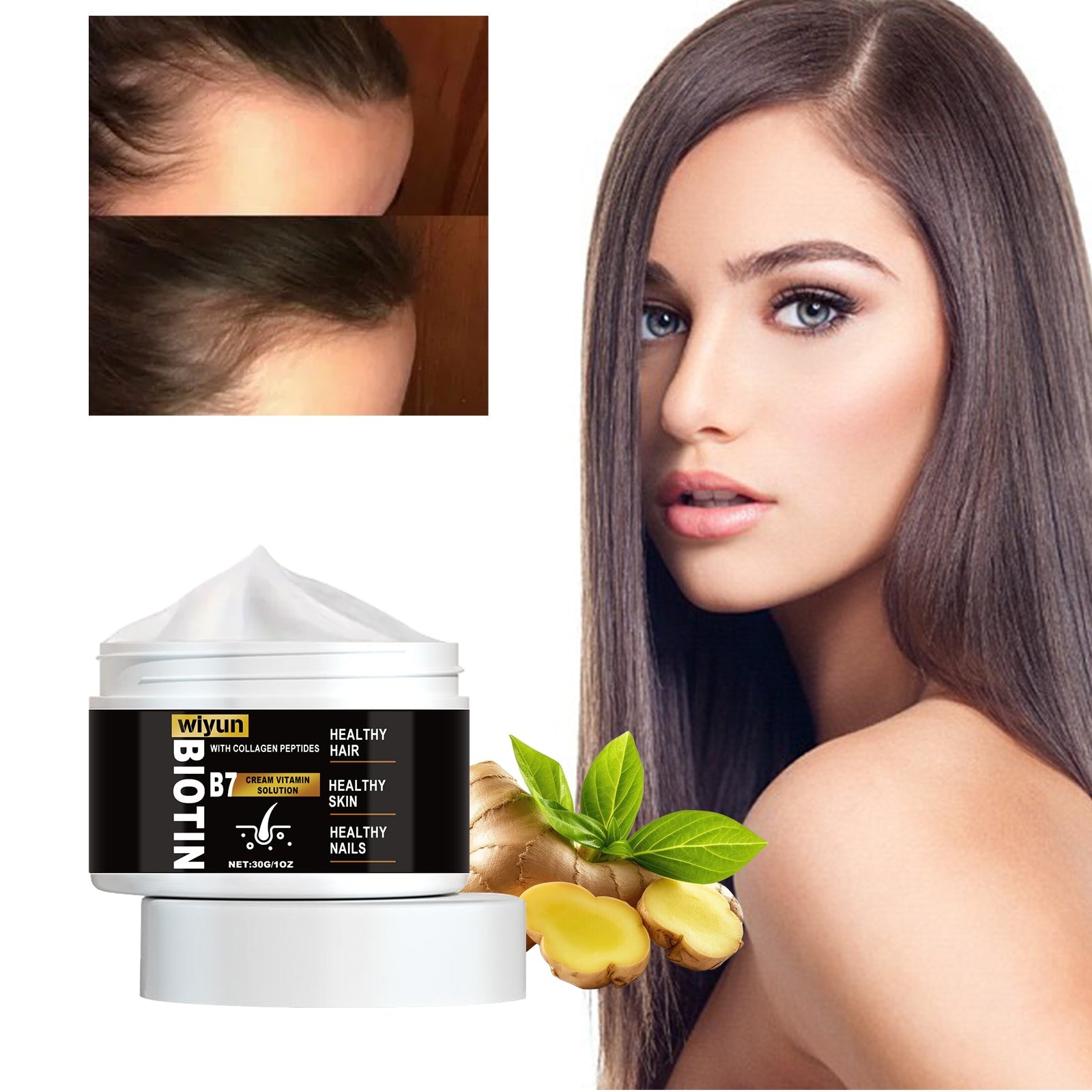 Biotin Cream, Scalp Massage Moisten Root Of Hair Care In The Off Strong Hair Thick Hair Cream