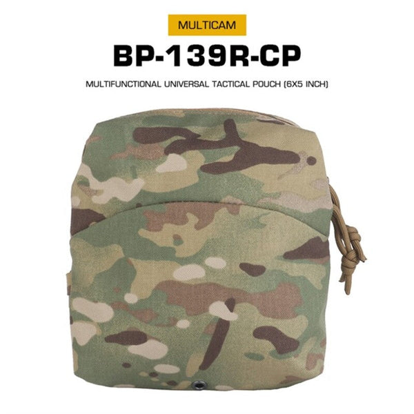Tactical 6x5in GP MOLLE pouch for mags, fits FCPC or Utility GP Backpack.