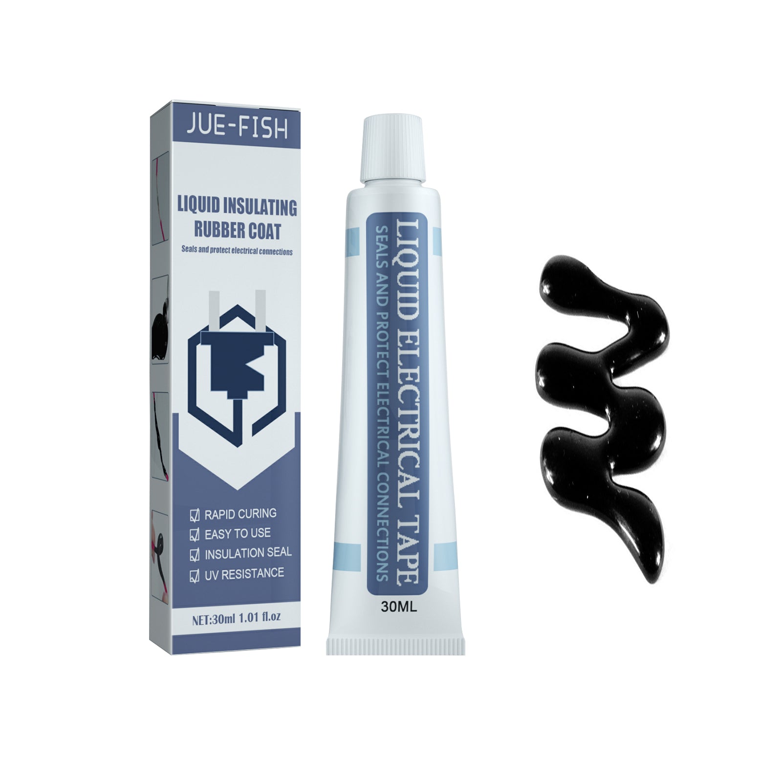 Liquid Insulation Tape Lithium Battery Sealant Circuit Board Waterproof Adhesive Flame Retardant High Temperature Resistance