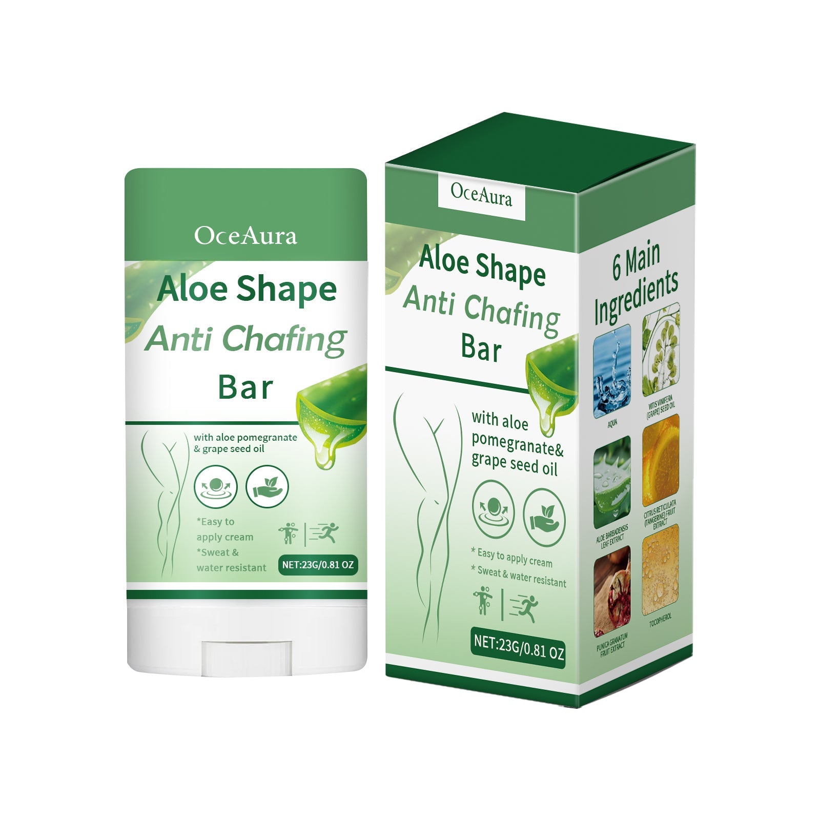 Aloe Vera Slimming Anti-Wrinkle Bar Moisturizing And Nourishing Massage Body Shaping Anti-Wrinkle Moisturizing Lifting Bar