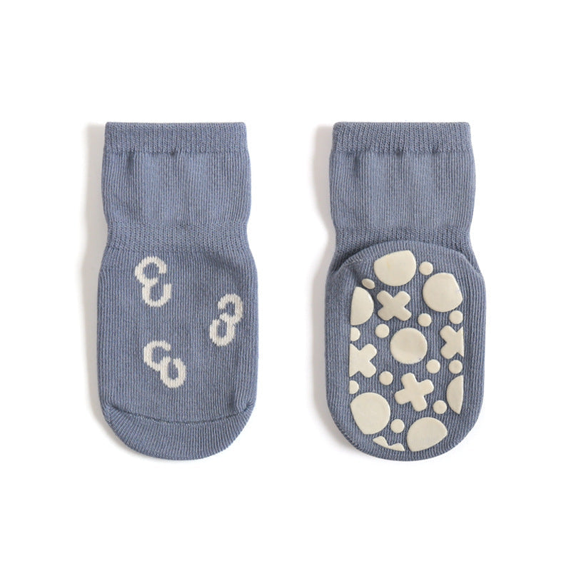 New Baby Floor Socks Combed Cotton Summer Boys And Girls Early Education Cool Toddler Non-Slip Mid-Tube Socks