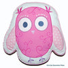 Pink Owl Cute Embroidered Novelty Decor Throw Pillow