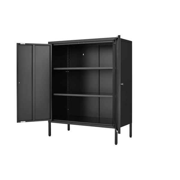 Kitchen Buffet Server Table Accent Sideboard Cupboard Server Buffet Console Table with Doors Cabinet