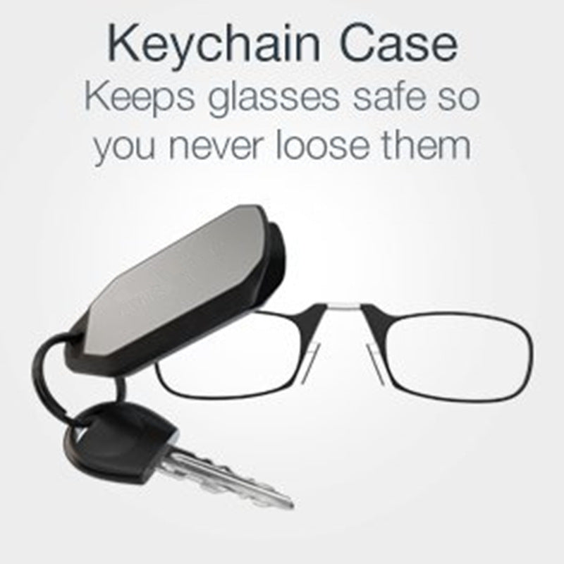 Nose clip presbyopic glasses keychain ultra lightweight carrying elderly glasses wallet glasses reading glasses