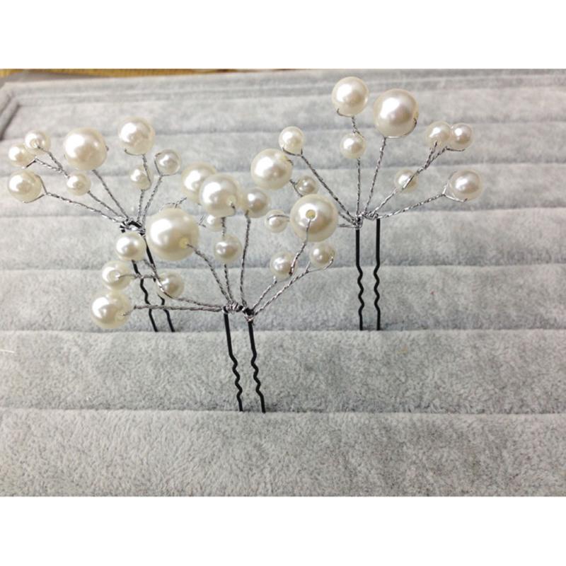 6 Pieces Wedding Bridal Hair Jewelry