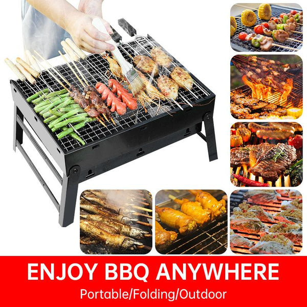 Barbecue Large Outdoor Barbecue Portable Charcoal Grill BBQ Barbecue Folding Barbecue Grill