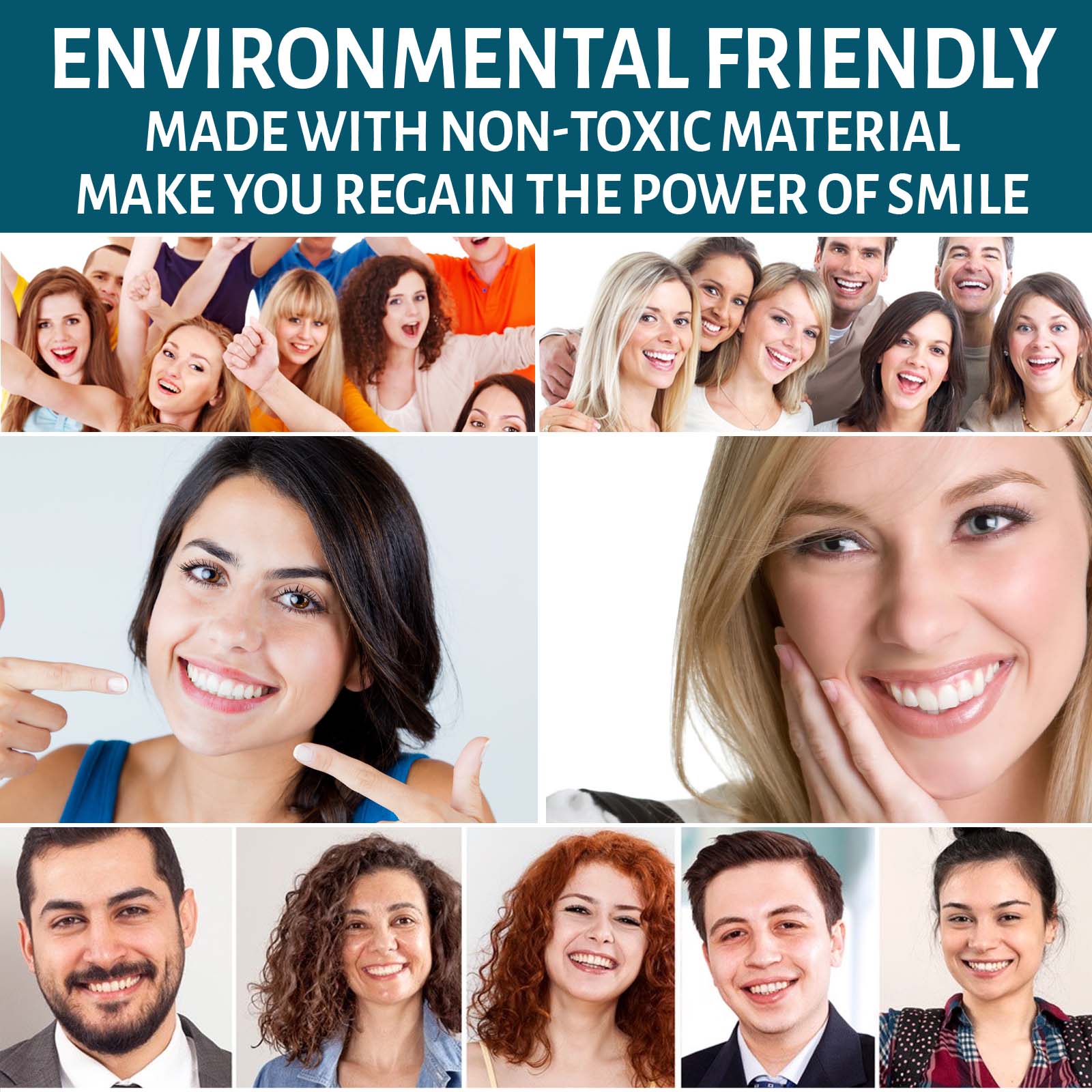 Adjustable Buckle Dentures, Modified Teeth Interdental Set Orthodontic Dentures Set