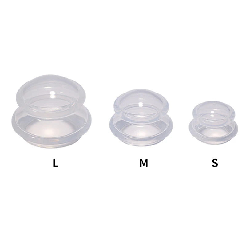 Silicone Cupping Set Suction cups Vacuum Suction Jars Therapy Slimming Body Face Massage Cupping Anti Cellulite Weight Loss