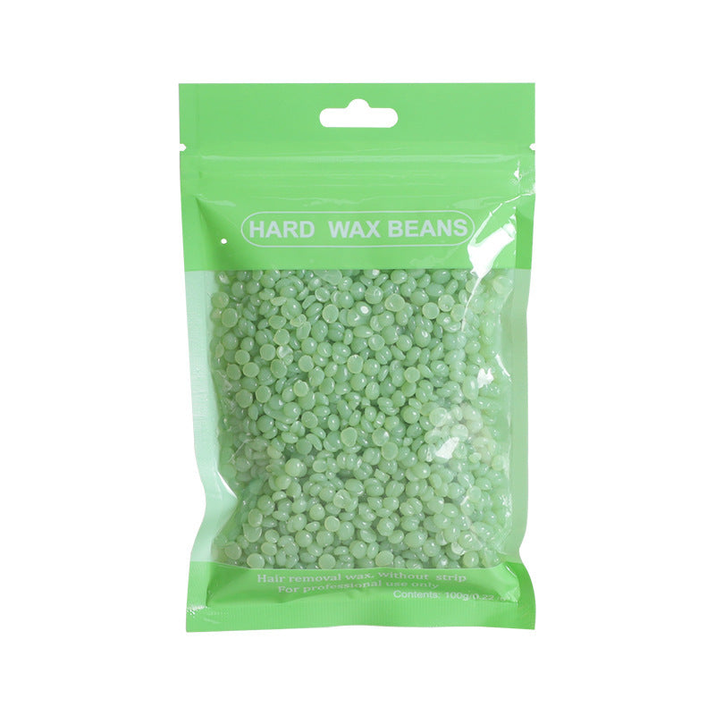 10pcs Hair Removal Hard Wax Beans, 100g Bag, Suitable for Bikini, Underarms, and Full Body, Hot Wax Depilation