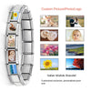 DIY Personalized Photo Picture Frame Making Titanium Steel Watch Band Chain Fashion Splicing Modular Bracelet