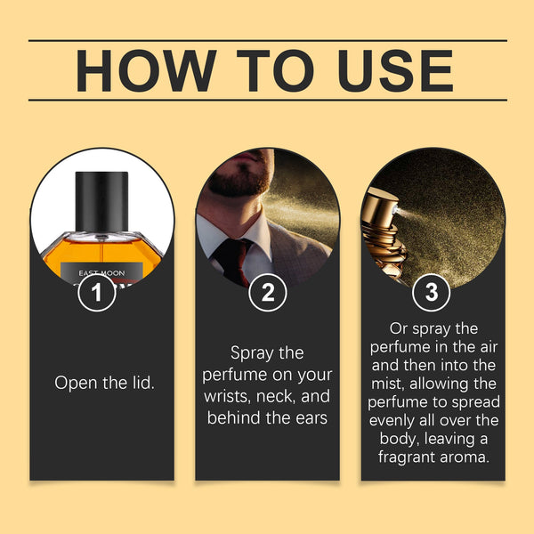 Men's Perfume, Long Lasting Light Fragrance Wood Fragrance Fresh Natural Release Men's Charm Perfume