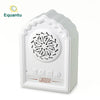 Portable bluetooth speaker mini wall decoration LED night light player - White