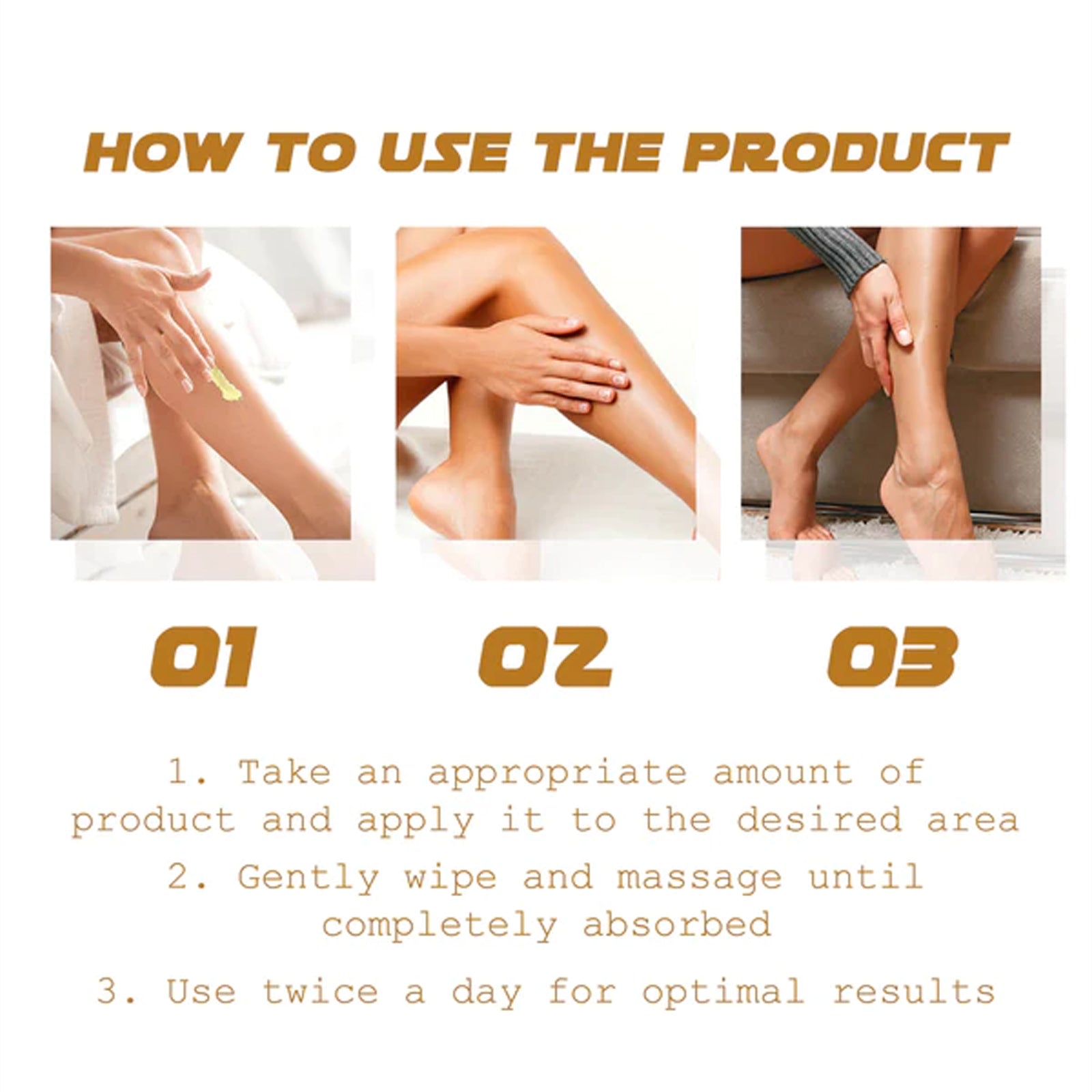 Vein Renewal Smooth Legs Cream, Relief Sore Legs Massage Varicose Earthworm Leg Vein Care Cream