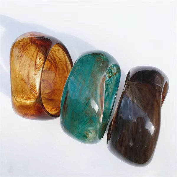 Li Shi patterned acrylic bracelet irregular bracelet