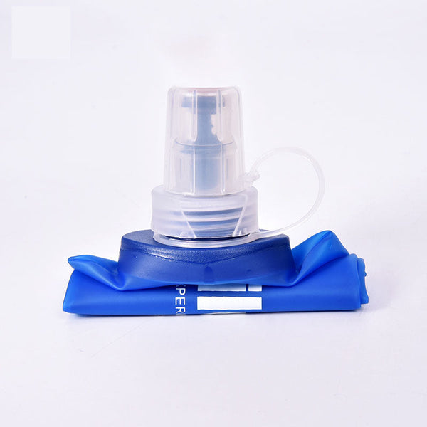 Anmeilu Folding Soft Water Bottle TPU Water Cup Drinking Bag Marathon Outdoor Sports Lightweight Water Bottle