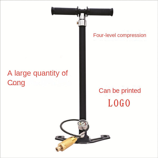 High-Pressure Air Pump 30MPA 40MPA Stainless Steel 4500psi Manual Three-Level Four-Level Air Pump