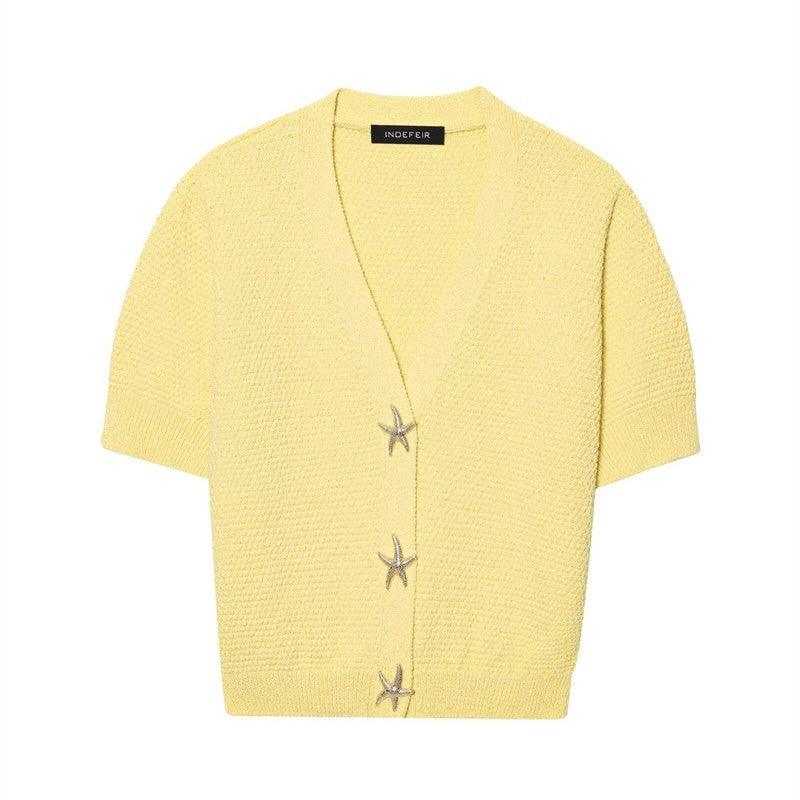 Spring New Style Round Neck Solid Color Loose Knit Sweater