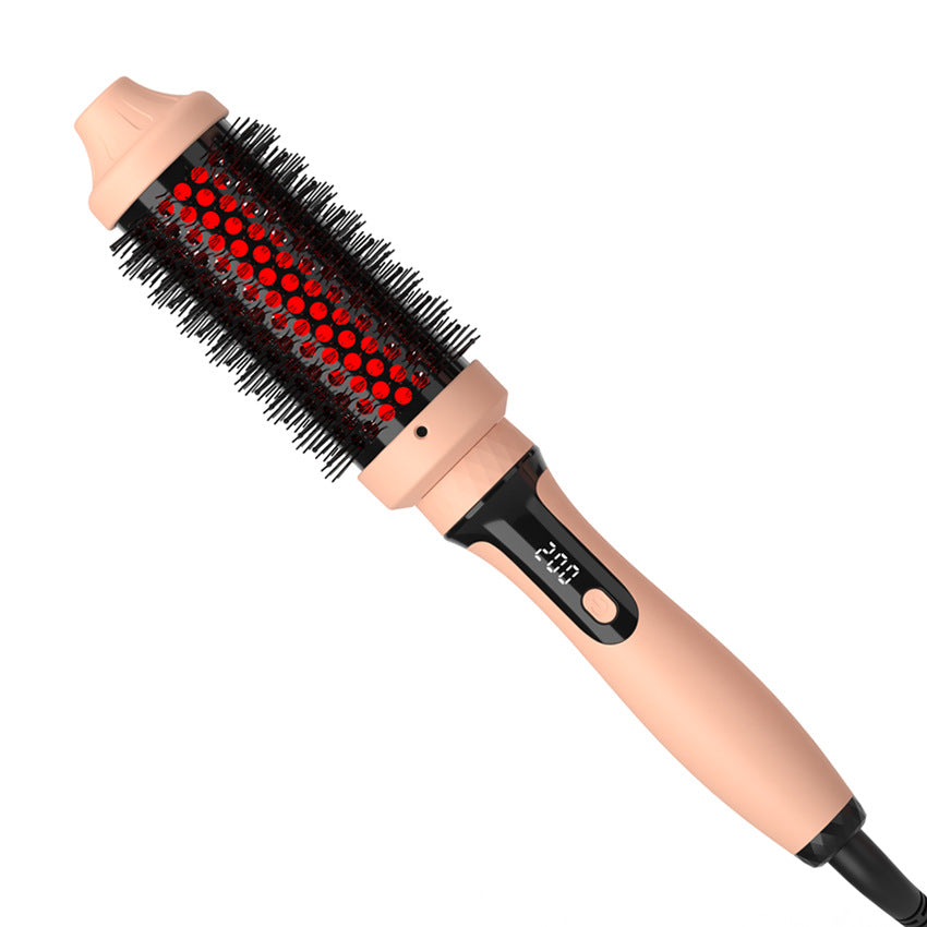 Infrared curling iron multifunctional straightener 2-in-1 straight hair comb curling iron dual-purpose electric heating comb
