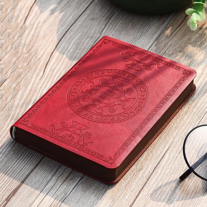 Mini notebook portable small notepad exquisite printing book students learn to write and office leather notebook A6 notebook