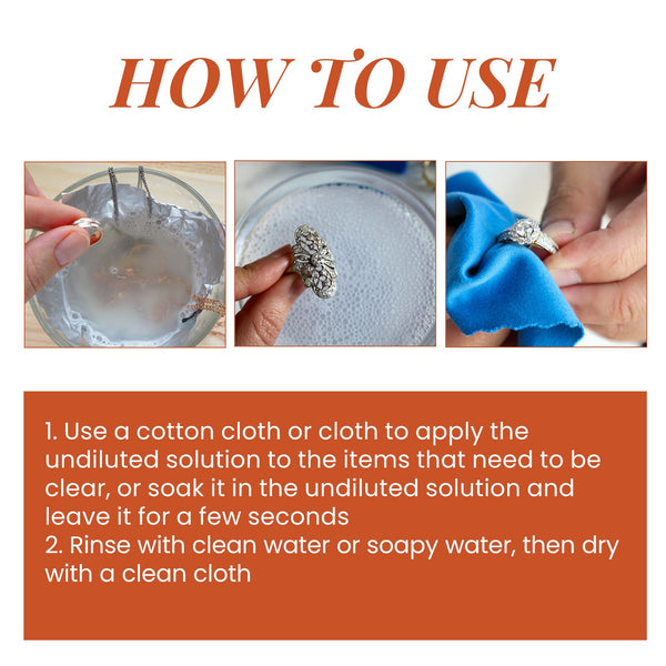 Jewelry Cleaner Jewelry Cleaner, Stain Cleaner, Antioxidation, Blackening Jewelry Care Cleaner