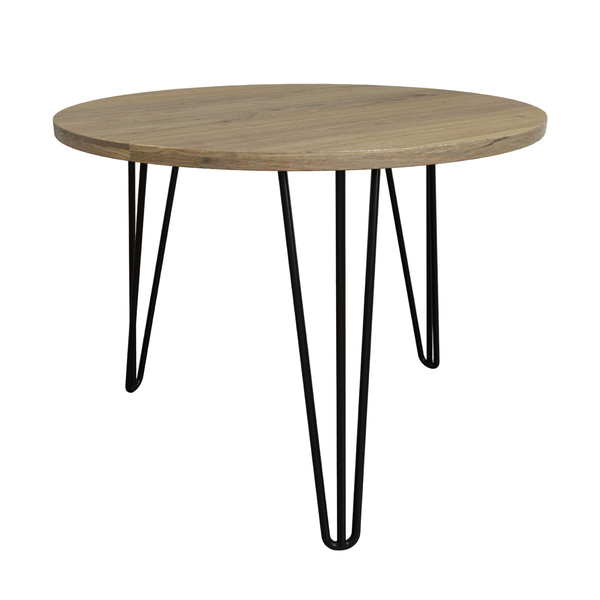 27.56'' Round Nesting Coffee Table Set of 2, Circular Nesting End Table Set  Sturdy Metal Base for Living Room, bedroom, Brown