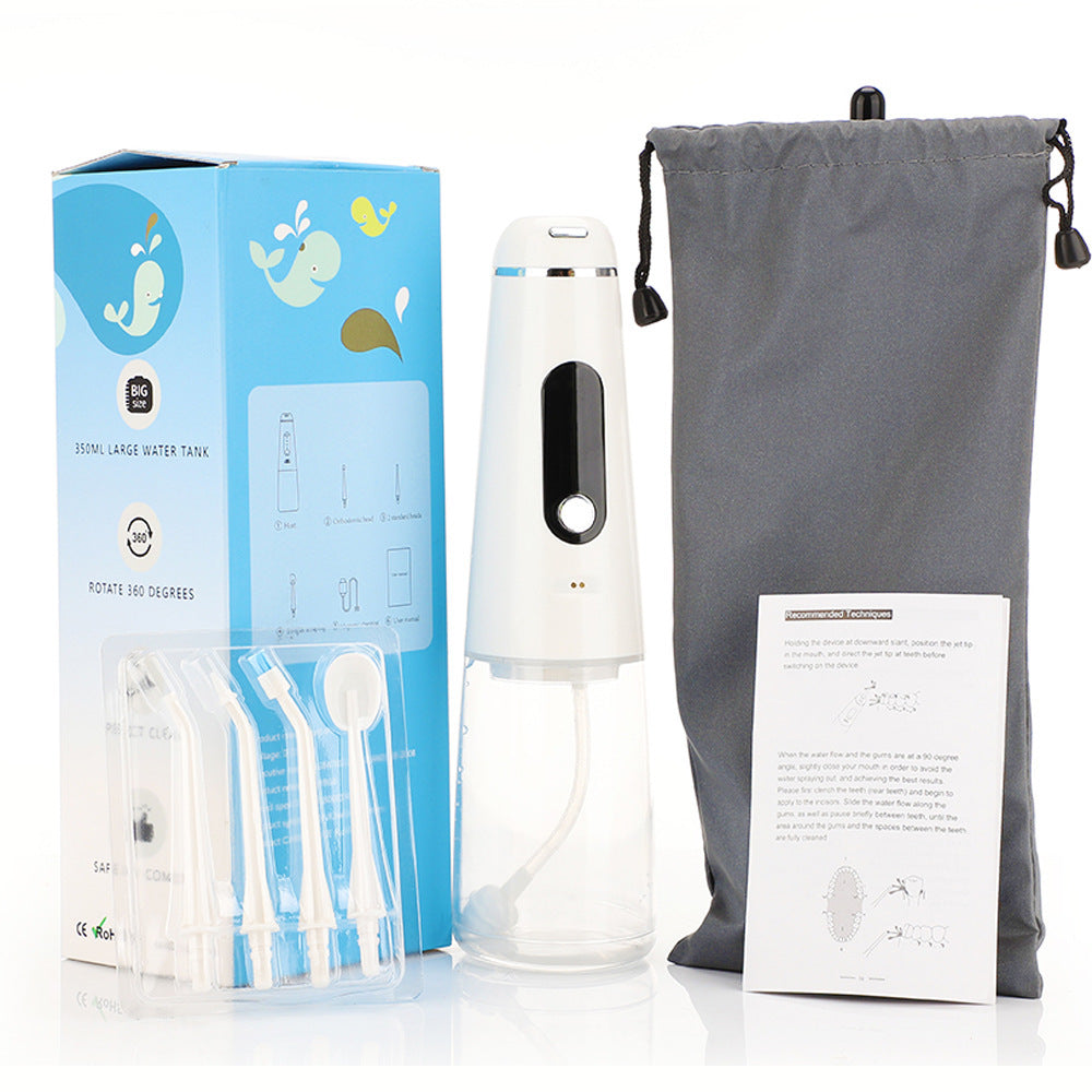 350ml Magnetic Suction Charging 4-Head Tooth Washing Machine Household Water Spray Tooth  Portable Cleaning Tooth Cleaning Machine