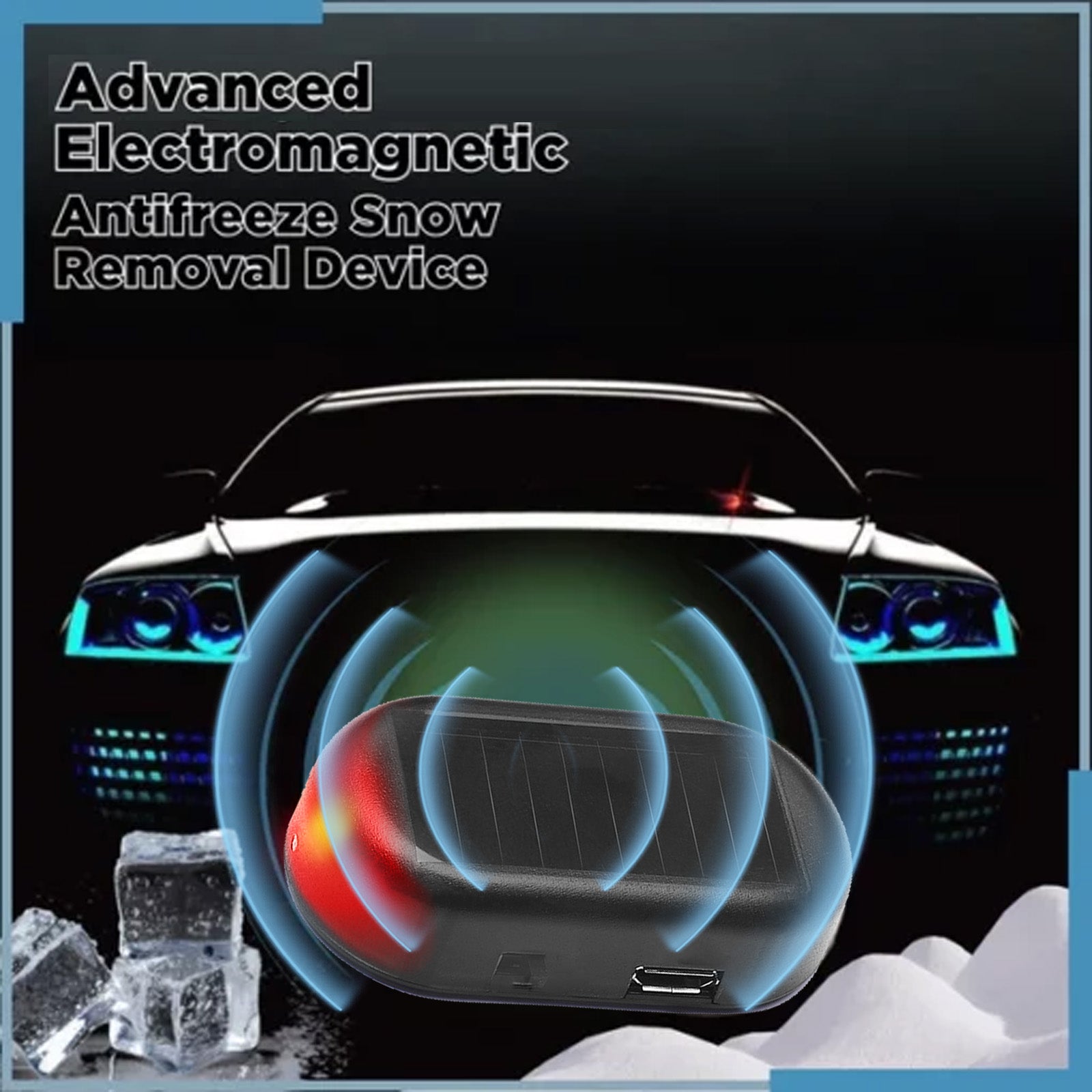 Interference Anti-Freeze Device, Car Window Glass In Winter Anti-Snow Cover Interference Anti-Freeze And Snow Device