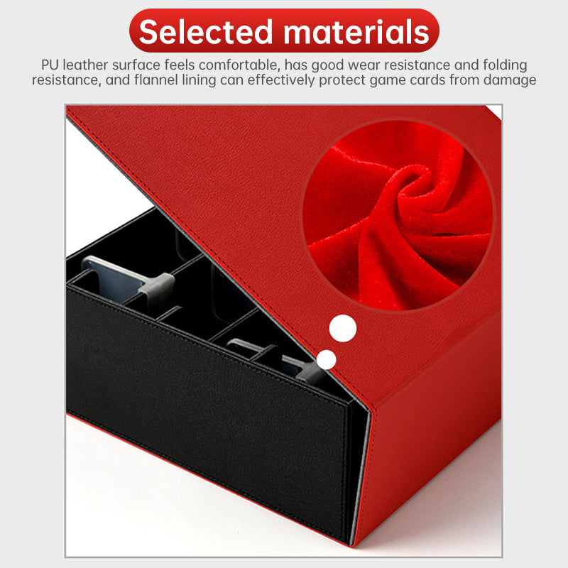 2025 New 4 - Row Card Holder. Large - capacity, Patchwork. Holds 3000+ Naked Cards. PU Leather