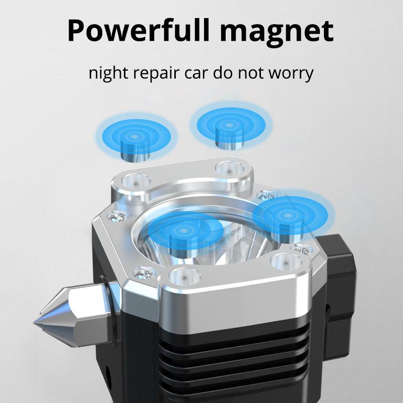 Multifunctional Safety Hammer Outdoor Auto Repair Work Light Charging Treasure Emergency Broken Window Escape Car Glare Flashlight