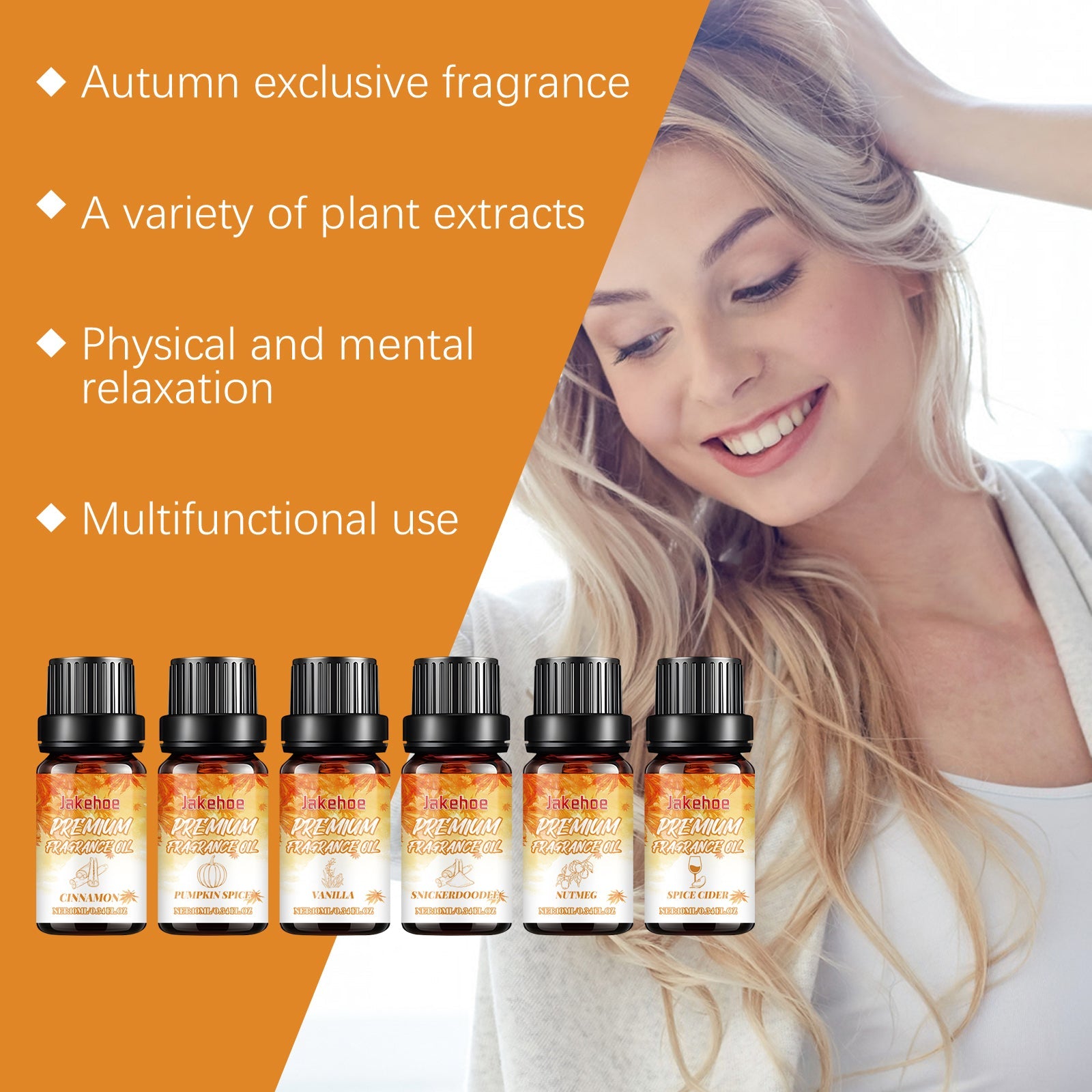 Autumn Essential Oil Set Indoor Warm Atmosphere Long-Lasting Warm Fragrance Soft Fragrance Humidifier Available