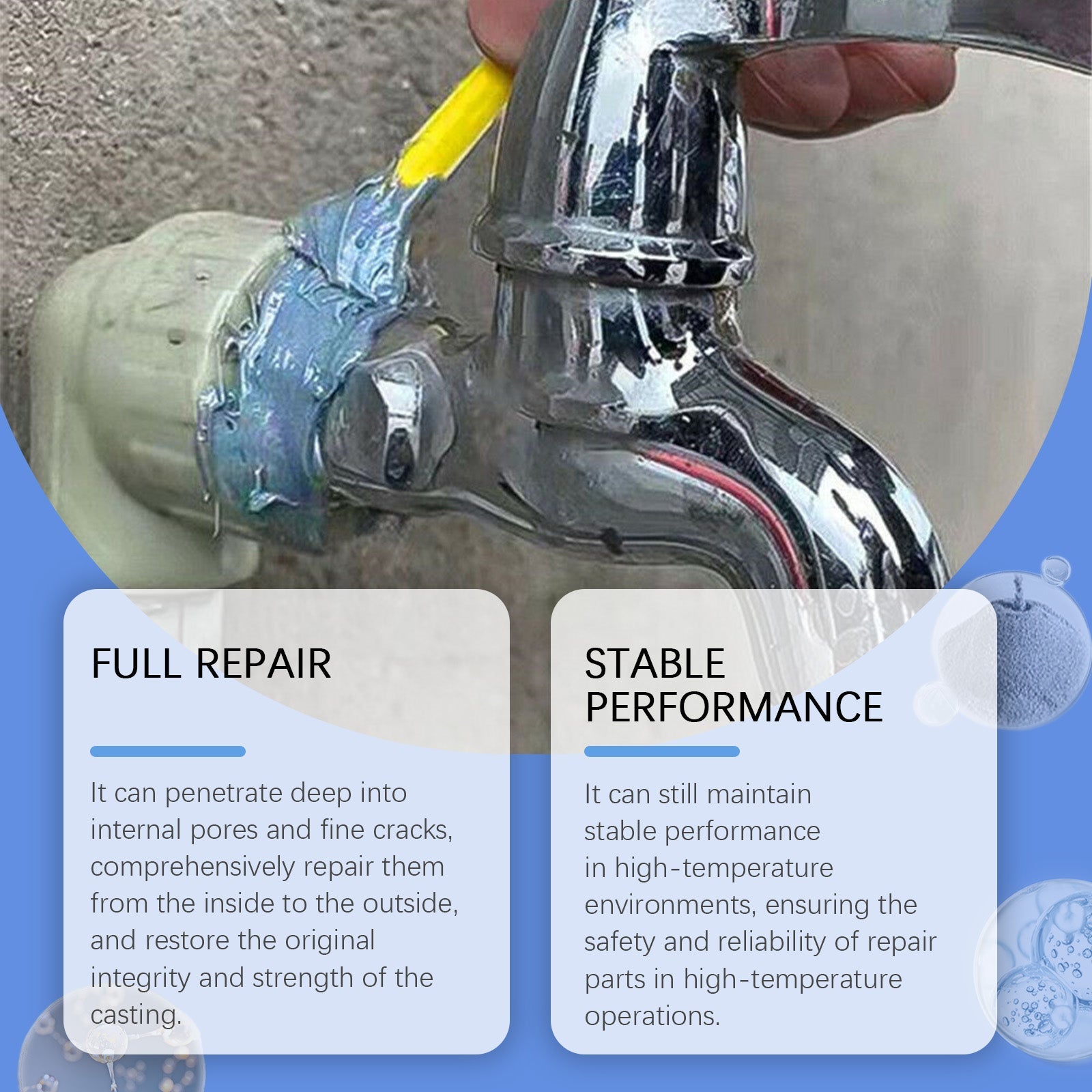 Casting Glue Box Cast Iron Sealant Ab Sealant Sealant Leak Repair Plugging Metal Bonding