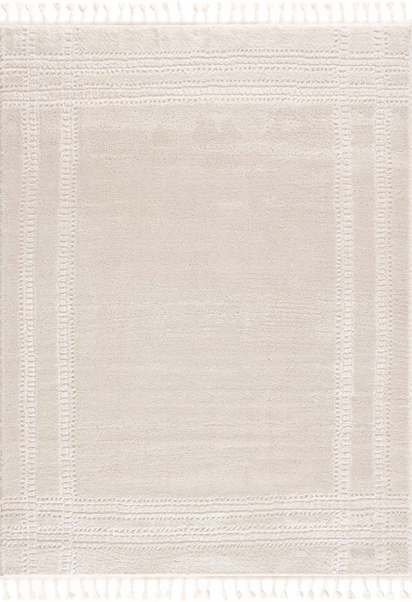 Ryuu Ivory Carved Area Rug