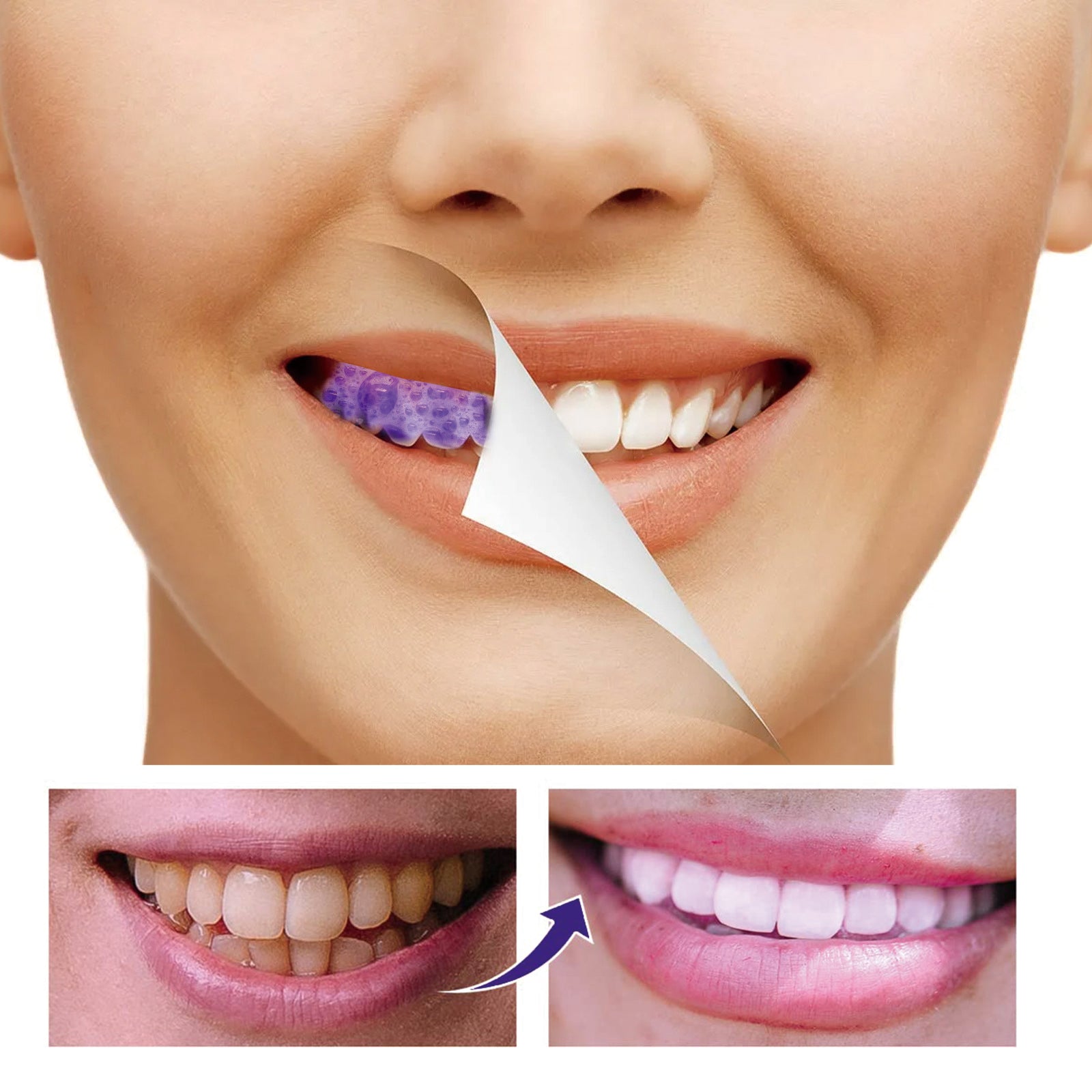 Teeth Whitening Mousse Toothpaste, Mouth Cleaning Remove Dirt Yellow Teeth Care Fresh Breath Whitening Teeth Toothpaste