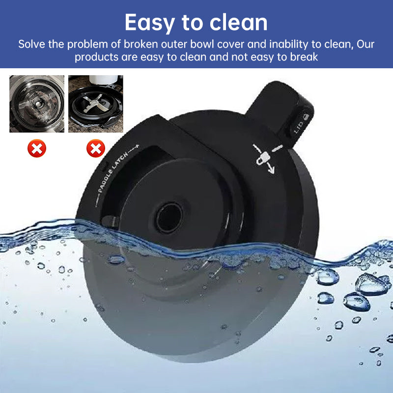 Outer bowl lid for Ninja NC501 NC500 ice cream maker, compatible with NC500 series.