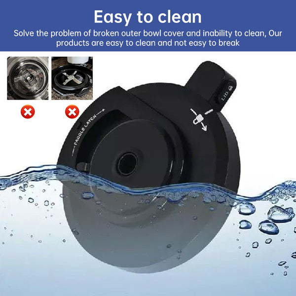 Outer bowl lid for Ninja NC501 NC500 ice cream maker, compatible with NC500 series.