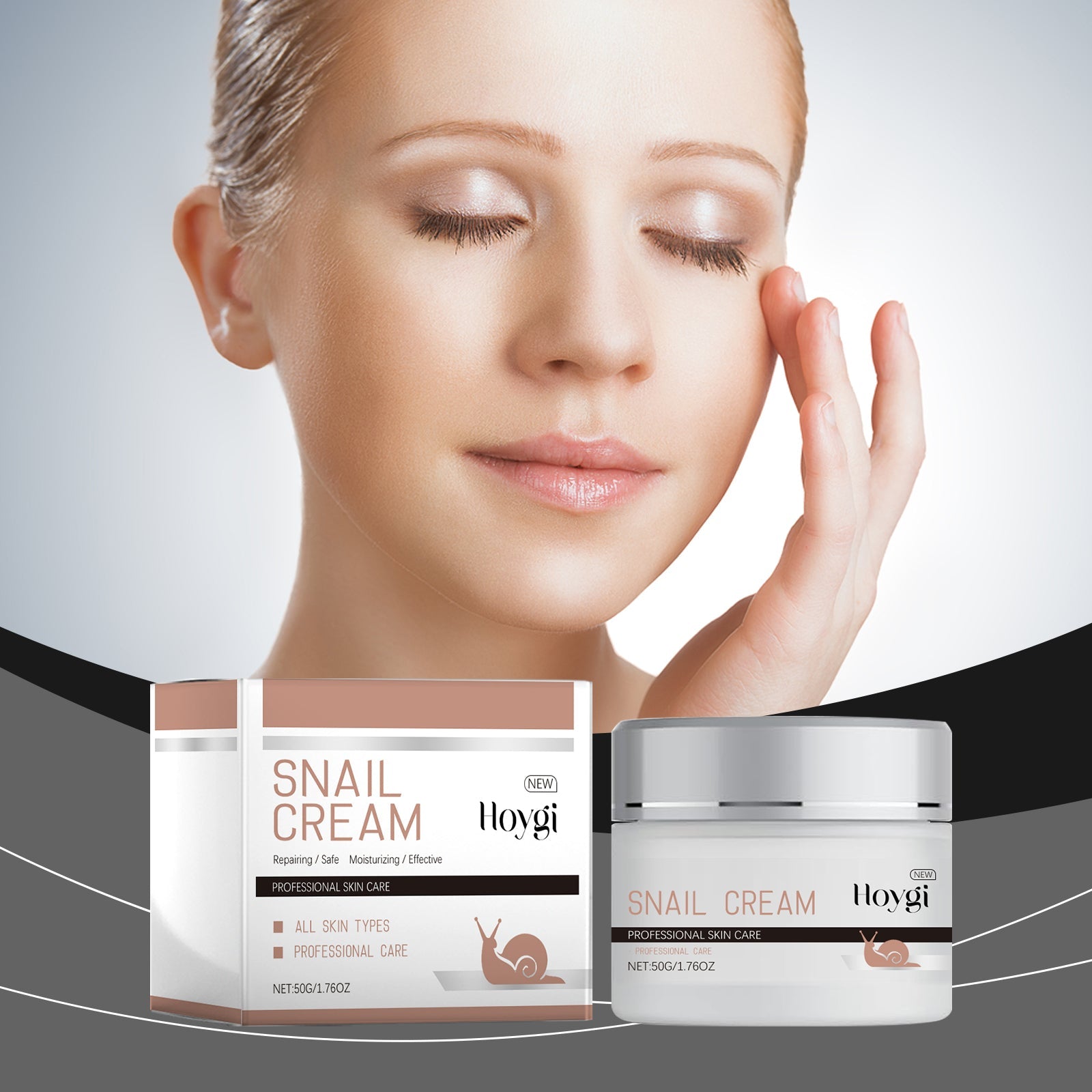 Snail Moisturizing Cream Hydrates And Moisturizes Facial Skin With Snail Nourishing And Firming Moisturizing Cream