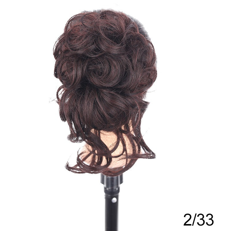 Synthetic Messy Curly Claw Hair Bun Chignon Hair Extensions Scrunchy Fake False Hair With Tail for Women Hairpieces