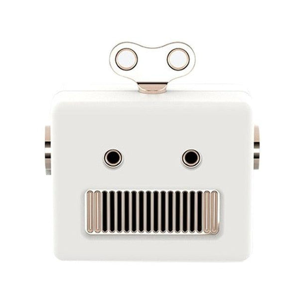 Portable Retro Robot Shape Bluetooth Speaker Cartoon Mini Outdoor Wireless Speaker HIFI Bass Column Loudspeaker With Microphone