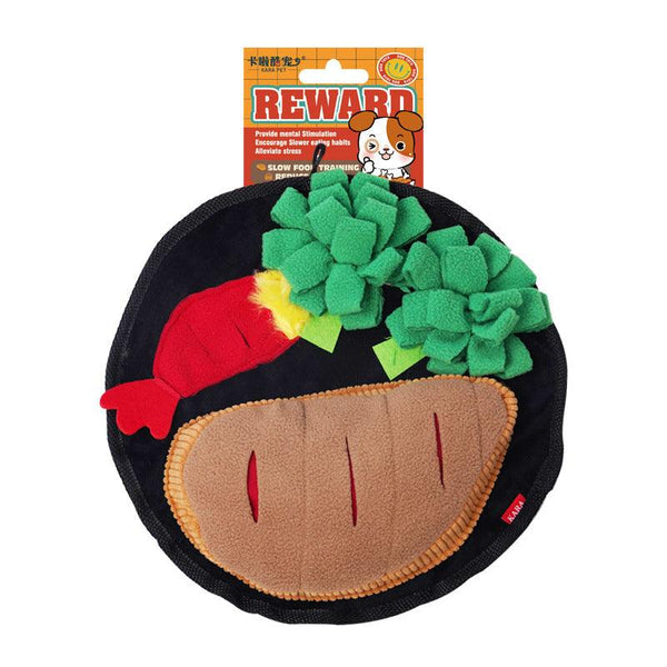 Dog sniffing mat hidden food sniffing blanket pet toy