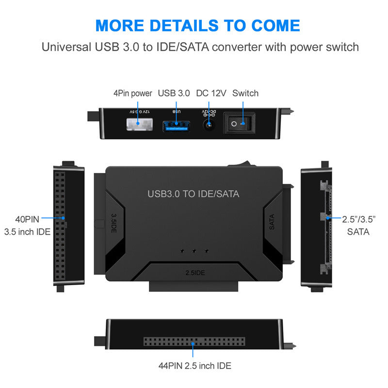 USB Easy Drive Cable SATA Easy Drive Cable USB 3.0 One to Three USB 3.0 to SATA/ide