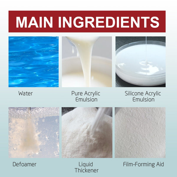 Transparent Waterproof Adhesive, Toilet Kitchen Exterior Wall Roof Leakproof Repair Leak-Free Brick Waterproof Coating